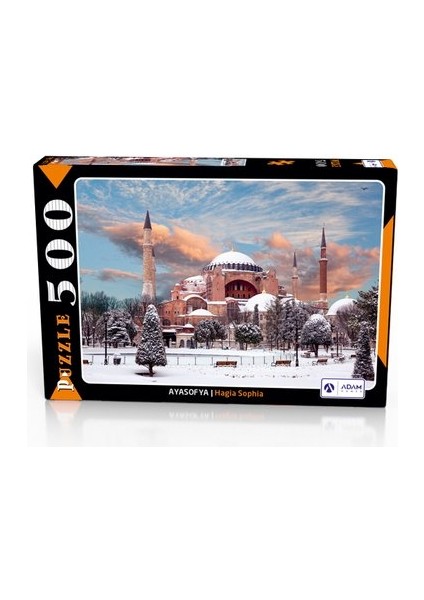 Karlı Ayasofya 500 Parça Puzzle Yapboz