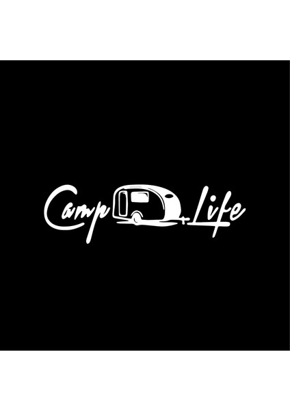 Camp Life Karavan Sticker