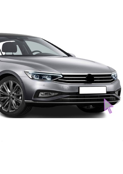 Volkswagen Passat B8.5 Krom Ön Tampon Çıtası 1prç. 2019 ve Üzeri P.çelik