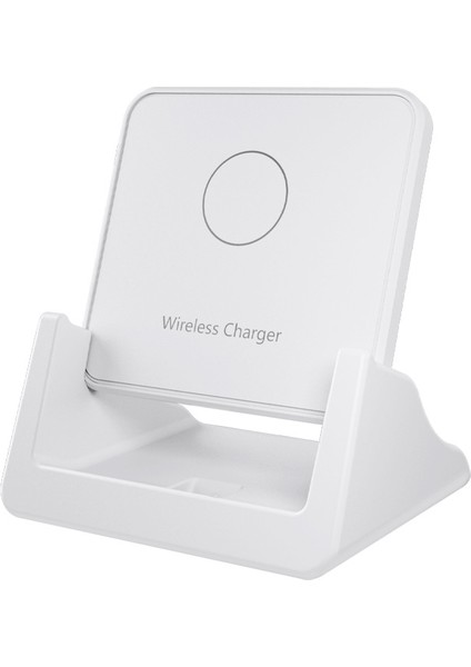 Dikey Standı Cep Telefonu Kablosuz Şarj Cihazı 10W Cep Telefonu Kablosuz Şarj Cihazı Masaüstü Dikey Standı (Yurt Dışından)