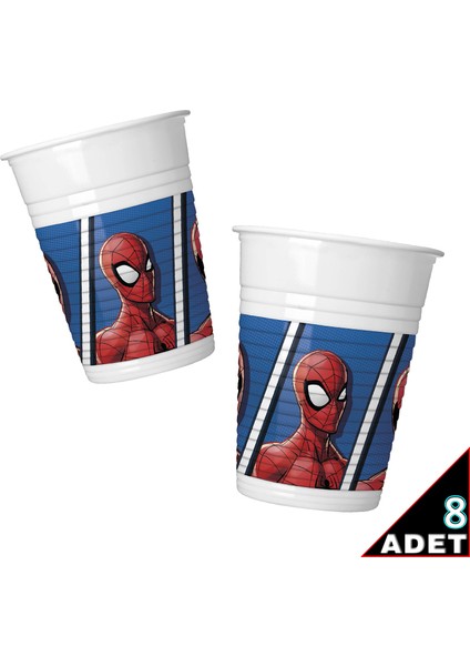Spiderman Team Up Plastik Bardak - 8 Adet fiyatları