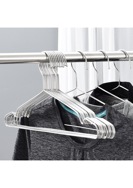 Metal Elbise Askısı 6 Adet Kıyafet Askısı Pantolon Askısı Tel Askı modelleri