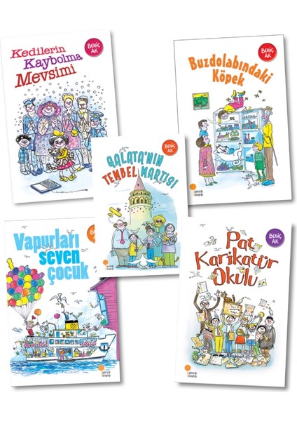 Yaşayan Kalem Kedilerin Kaybolma Mevsimi - Buzdolabındaki Köpek - Vapurları Seven Çocuk - Pat Karikatür Okulu - Galata'nın Tembel Martısı, Behiç Ak