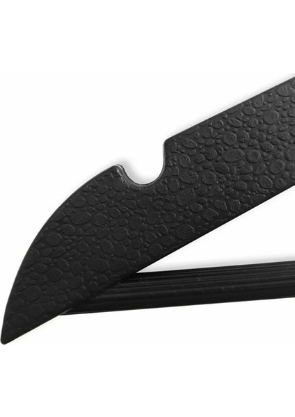 36 Adet Ahşap Görünümlü Plastik Kıyafet ve Elbise Askısı Siyah fırsatları