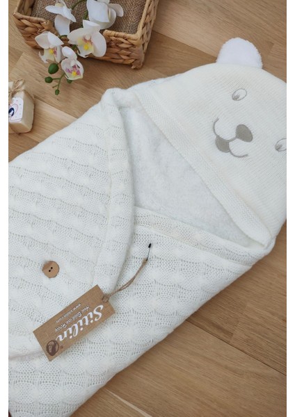 Kız Erkek Bebek Krem Triko Kundak Anakucağı fiyatları