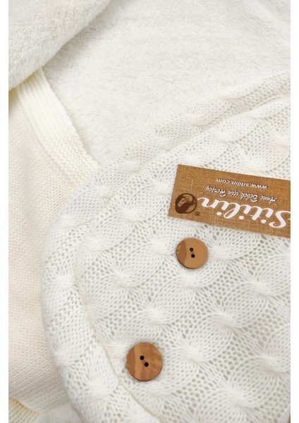 Kız Erkek Bebek Krem Triko Kundak Anakucağı fırsatları