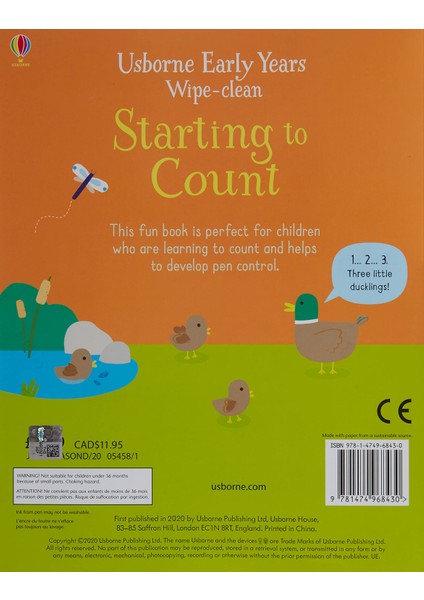 Starting To Count (Usborne Early Years Wipe-Clean)