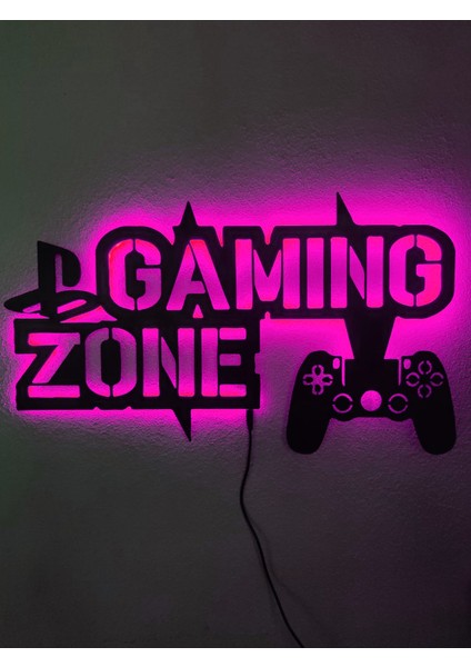 Gaming Zone Rgb 16 Renkli Kumandalı Ledli Işıklı Tablo