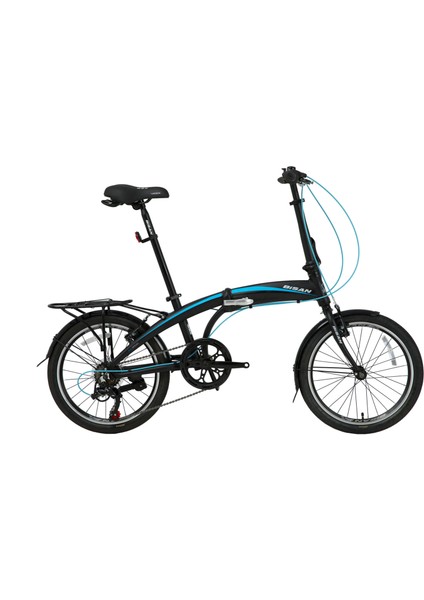 20J Bisan FX3500 Katlanır Bisiklet - Siyah Mavi