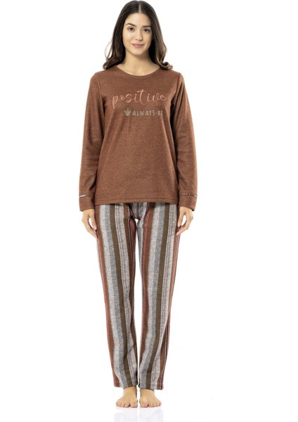 6955 Kadın Kışlık Ev Giyim Pijama Takım