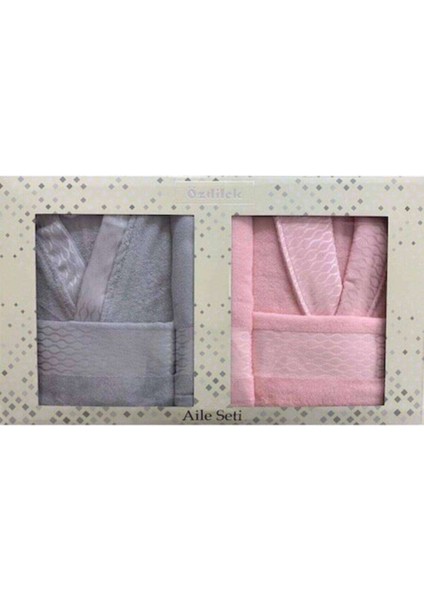 Elissa Gri Pudra Aile Bornoz Seti