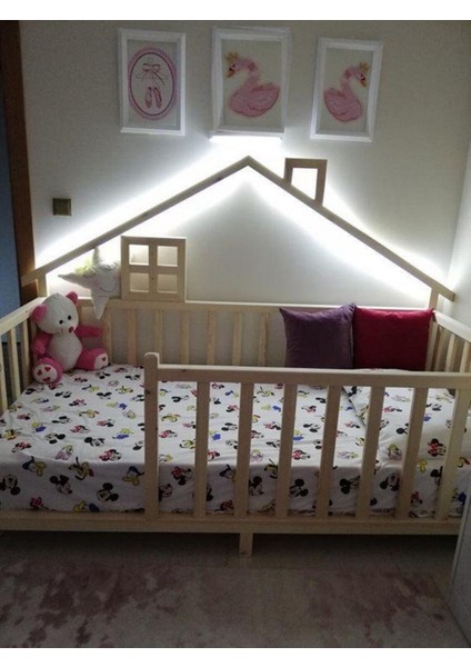 Happy Doğal Montessori Bebek ve Çocuk Karyolası 100 x 200 cm fiyatları