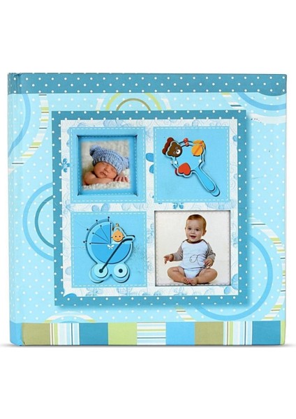 Bebek Fotoğraf Albümü 15 x 21 cm - Mavi