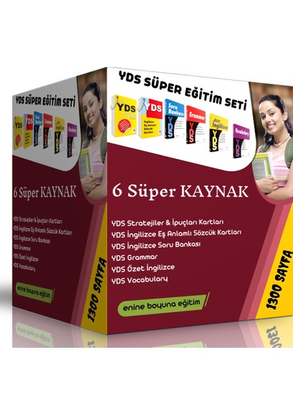 YDS Süper Eğitim Seti (6 Süper Kaynak)