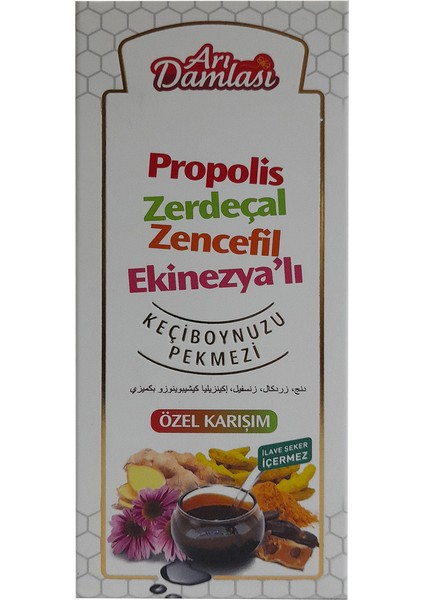 Arı Damlası Arı Da mlası Propolis Zerdeçal Zencefil Ekinezyalı Çocuk Pekmez 250 gr