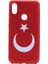 Xiaomi Redmi S2 Kılıf Zore Bayrak Silikon Kılıf Kırmızı 1
