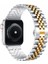 Apple Watch Uyumlu 7 45MM Parlak Metal Göz Alıcı Tasarım Metal Kordon 1