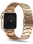 Apple Watch Uyumlu 7 41MM Metal Katlamalı Üçgen Parçalı Şık Tasarım Kordon (Saat Değildir) 1