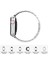Apple Watch Uyumlu 7 41MM Şık Bakla Dizayn Metal Kordon 2