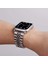 Apple Watch Uyumlu 2 3 4 5 6 Se 44MM Parlak Metal Göz Alıcı Tasarım Metal Kordon 3