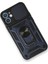 Apple iPhone 11 Kılıf Yüzük Tutuculu Mega Case Windows Kamere Korumalı Kılıf Lacivert 3