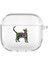 Apple Airpods 3. Nesil Uyumlu Mandala Cat Desenli Premium Silikonlu Şeffaf Airpods Kılıfı 1