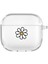 Apple Airpods 3. Nesil Uyumlu Papatya Desenli Premium Silikonlu Şeffaf Airpods Kılıfı 1
