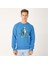 Sweatshirt Nature Ormanın Kralı Erkek Mavi 1