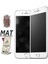 Iphone 6 Mat Ekran Seramik Tam Kaplayan Kırılmaz Cam Nano Ekran Koruyucu Beyaz 1