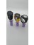 Saat Standı 3'lü Set Lazer Model Oval Lila 1
