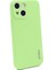 Apple iPhone 13 Için Düşmeye Dayanıklı Hassas Kesim Sıvı Silikon Telefon Kılıfı - Açık Yeşil (Yurt Dışından) 1