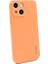 Apple iPhone 13 Için Düşmeye Dayanıklı Hassas Kesim Sıvı Silikon Telefon Kılıfı - Turuncu (Yurt Dışından) 1