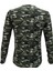 Kamuflaj Erkek Uzun Kollu T-Shirt - Yeşil 2