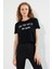 Kadın Baskılı T-Shirt Siyah 1