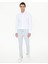Erkek Lacivert Slim Fit Uzun Kollu Gömlek 50250338-VR033 5