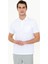 Erkek Beyaz Regular Fit Polo Yaka Basic Tişört 50252470-VR013 3