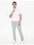 Erkek Beyaz Regular Fit Polo Yaka Basic Tişört 50252470-VR013 5