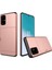Galaxy S20 Için Kart Yuvası Pc + Tpu Hibrit Telefon Kılıfı - Pembe (Yurt Dışından) 1
