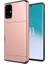 Galaxy S20 Için Kart Yuvası Pc + Tpu Hibrit Telefon Kılıfı - Pembe (Yurt Dışından) 5