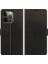 Apple iPhone 13 Pro Için Pu Deri Cüzdan Tasarımlı Standlı Kılıf - Siyah (Yurt Dışından) 1