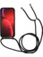 Apple iPhone 13 Mini Için Ayarlanabilir Kayışlı Esnek Tpu Koruyucu Telefon Kılıfı - Siyah (Yurt Dışından) 2