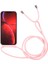 Apple iPhone 13 Mini Için Ayarlanabilir Kayışlı Esnek Tpu Koruyucu Telefon Kılıfı - Açık Pembe (Yurt Dışından) 2