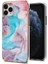 Apple iPhone 11 Pro Için Parmak Izi Önleyici Mermer Tasarım Galvanik Imd Iml Yumuşak Tpu Telefon Kılıfı - Mavi (Yurt Dışından) 1