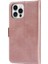 Apple iPhone 13 Pro Için Kayışlı Standlı Rfıd Engelleyici Manyetik Telefon Kılıfı - Gül Altın (Yurt Dışından) 5