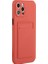 Apple iPhone 13 Pro Max Için Kart Yuvalı Esnek Tpu Koruyucu Telefon Kılıfı - Mercan (Yurt Dışından) 3