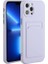 Apple iPhone 13 Pro Max Için Kart Yuvalı Esnek Tpu Koruyucu Telefon Kılıfı - Açık Mor (Yurt Dışından) 1