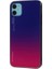 Apple iPhone 11 6.1 Inç Uyumlu Degrade Cam + Tpu Telefon Kılıfı - Mavi / Pembe (Yurt Dışından) 4