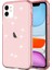 Apple iPhone 11 6.1 Inç Uyumlu Tpu + Pc Simli Telefon Kılıfı - Şeffaf Pembe (Yurt Dışından) 1