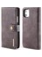 Leke Tutmaz Deri Cüzdanlı Darbeye Dayanıklı Pc 6.1 Inç Iphone 11 Için Kılıfı - Füme (Yurt Dışından) 2