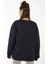 Kadın Lacivert Chıcago 76 Baskılı Oversize Sweatshirt 4